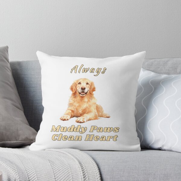 Item preview, Muddy Paws Golden Retriever Watercolour Dog Shirt designed and sold by NatureUnleashed.
