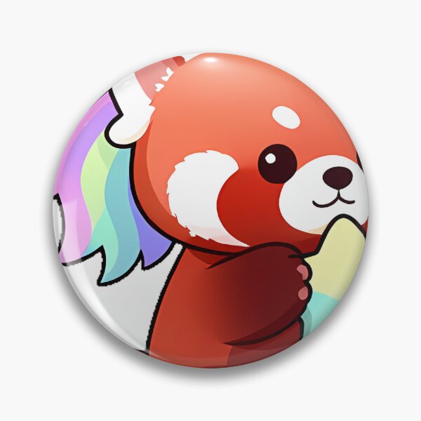 Item preview, Unicorn Red Panda with Leaf Star designed and sold by pumsquare.
