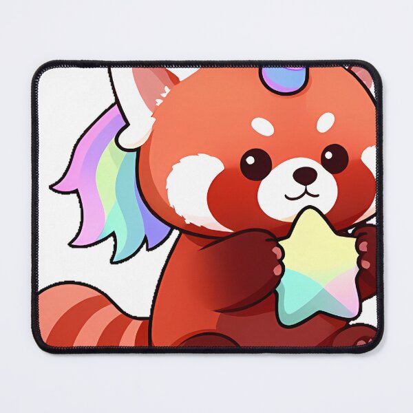 Item preview, Unicorn Red Panda with Leaf Star designed and sold by pumsquare.