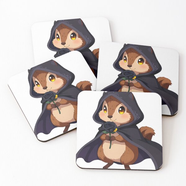 Item preview, Chipmunk Reaper with Black Rose designed and sold by IllumeInk.