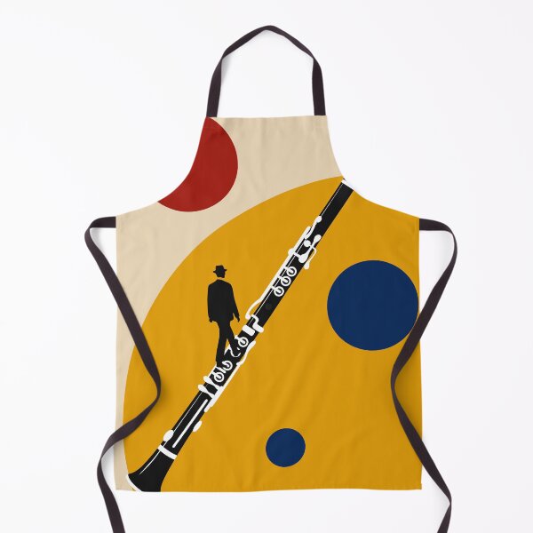 Item preview, Walking the Clarinet | Surreal Clarinet Art Print | Bauhaus Music Print | Modern Woodwind Art designed and sold by Studio pod Burom.