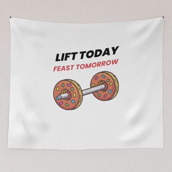 Item preview, Lift Today Feast Tomorrow T-shirt designed and sold by W8818.