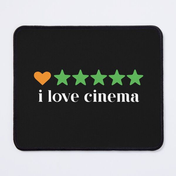 Item preview, I love cinema (white font) designed and sold by EleYeah.