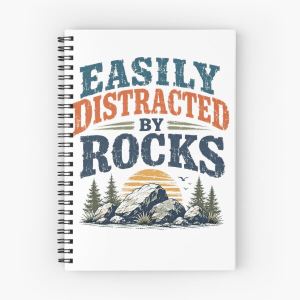 Item preview, Easily Distracted By Rocks Geologist Rock Collector Rockhound Geology designed and sold by HumansStuck12.