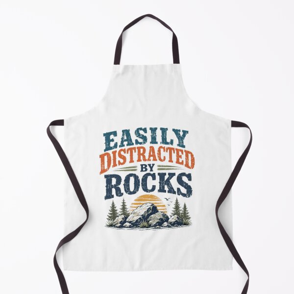 Item preview, Easily Distracted By Rocks Geologist Rock Collector Rockhound Geology designed and sold by HumansStuck12.