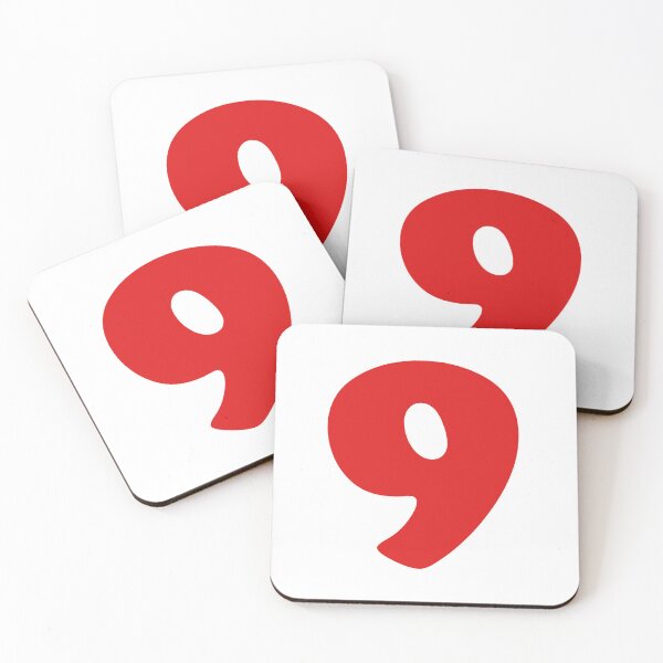 Item preview, Red Number Sets - 9 (Nine)  designed and sold by Bad Zombie .