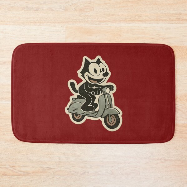 Item preview, CAT DRIVES A VINTAGE LAMBRETTA designed and sold by infinitearte.