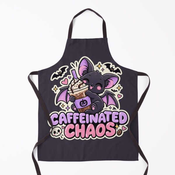 Item preview, Caffeinated Chaos Bat | Kawaii Goth Coffee Lover Graphic | Cute Pastel Spooky Shirt designed and sold by warlistop.