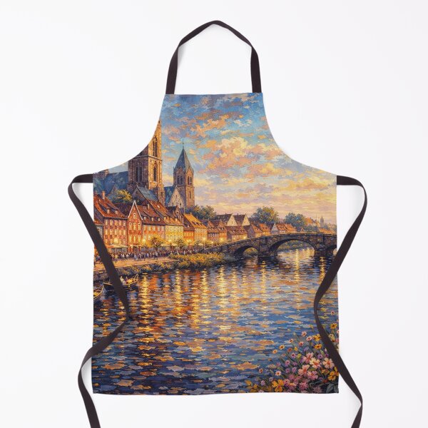 Item preview, A painting of Ribe, Denmark – A Beautiful place in Europe. designed and sold by GalleryKauffeld.