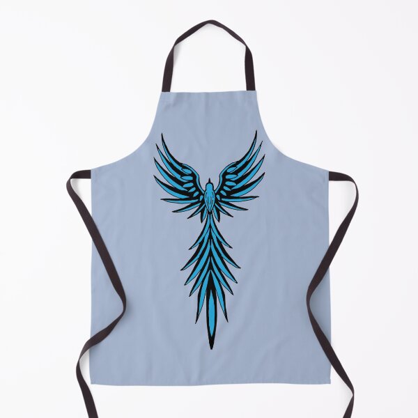 Item preview, Cyan Blue Phoenix Tribal Firebird Graphic designed and sold by URSM.