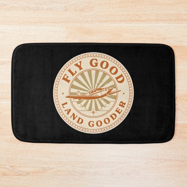 Item preview, Fly Good Land Gooder Vintage Aviation Pilot Graphic designed and sold by ByPawel.