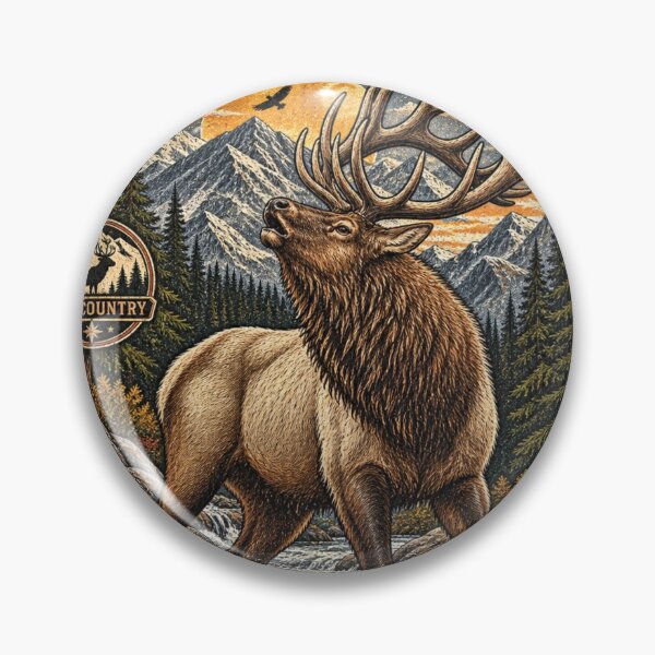 Item preview, ELK OF THE HIGH COUNTRY designed and sold by KrungiT Design .