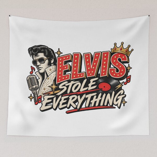 Item preview, Elvis Stole Everything designed and sold by thebigleebowski.