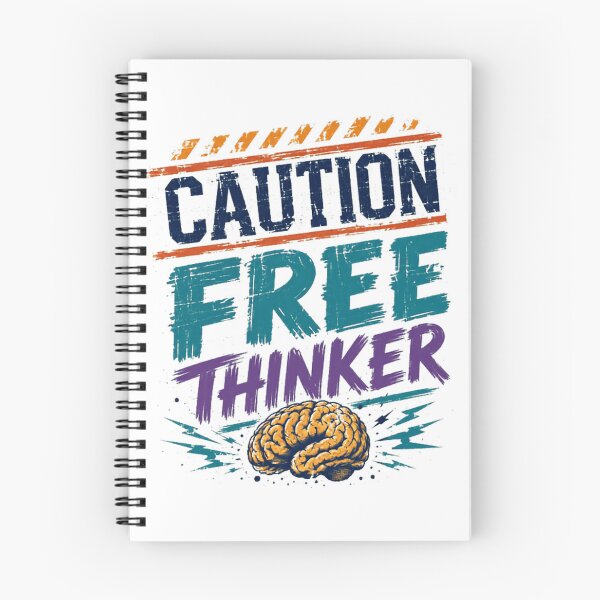 Item preview, Caution Free Thinker Independent Thought Rational Skeptic designed and sold by HumansStuck12.