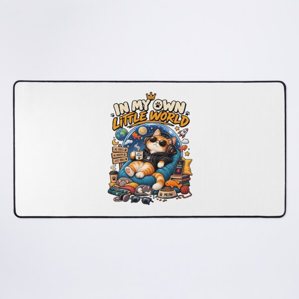 Item preview, In My Own Little World – Funny Cat Lover Introvert T-Shirt designed and sold by familysteven.