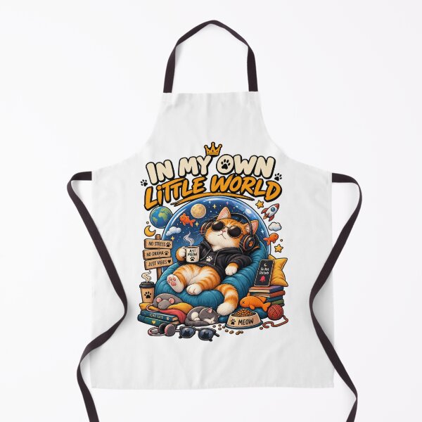 Item preview, In My Own Little World – Funny Cat Lover Introvert T-Shirt designed and sold by familysteven.
