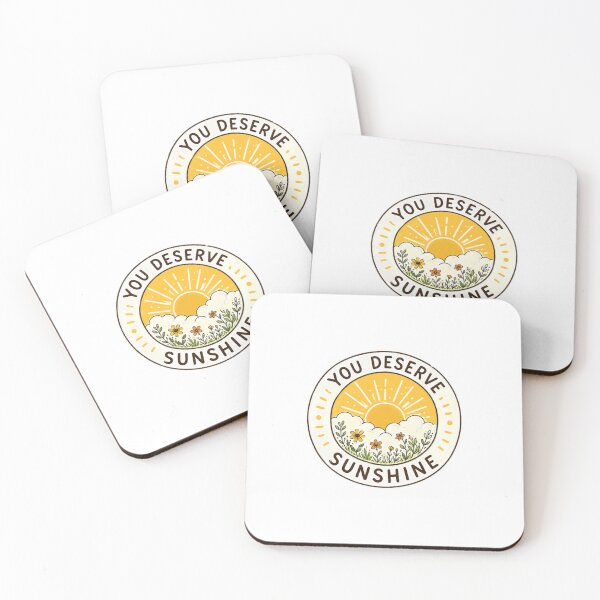 Item preview, You Deserve Sunshine Positive Motivation Self Care Wellness designed and sold by HumansStuck12.