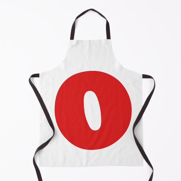 Item preview, Red Number Sets - 0 (Zero) designed and sold by Bad Zombie .