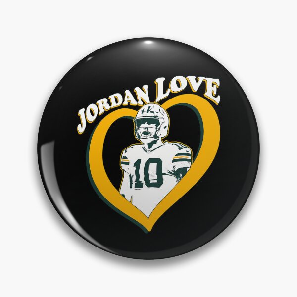Item preview, Jordan Love Number Ten Heart Frame designed and sold by TSKSHOPPING.