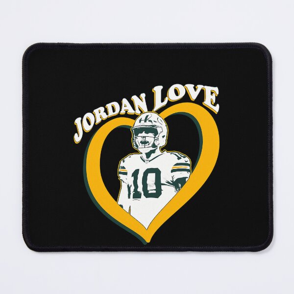 Item preview, Jordan Love Number Ten Heart Frame designed and sold by TSKSHOPPING.