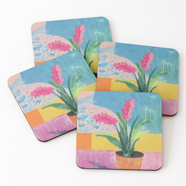 Item preview, David Hockney Inspired Colorful Pool Art designed and sold by CleoniqueH.
