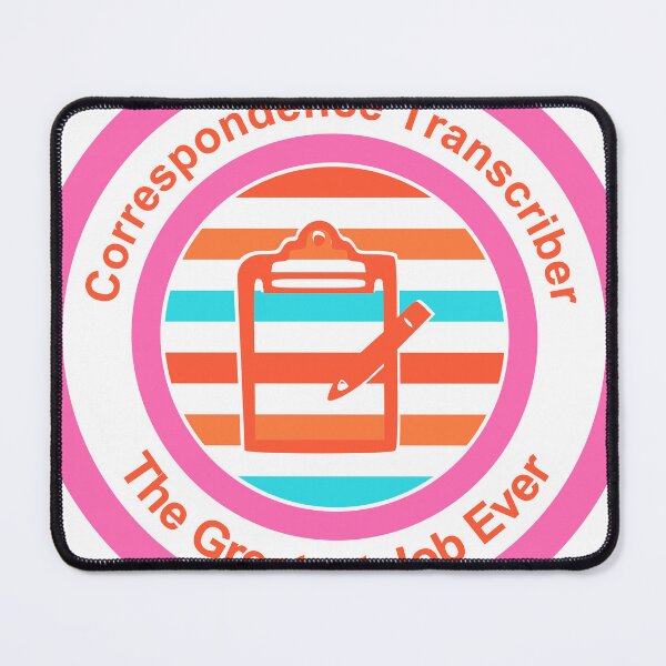 Item preview, Correspondence Transcriber The Greatest Job Ever designed and sold by TheIconSmith.