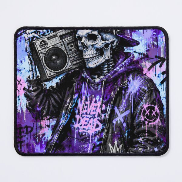 Item preview, Hip Hop Skeleton Boombox Graffiti designed and sold by PetruArtDesigns.