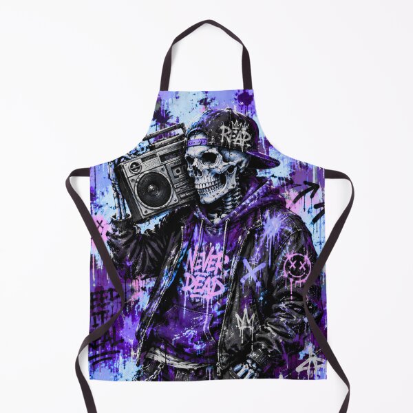 Item preview, Hip Hop Skeleton Boombox Graffiti designed and sold by PetruArtDesigns.