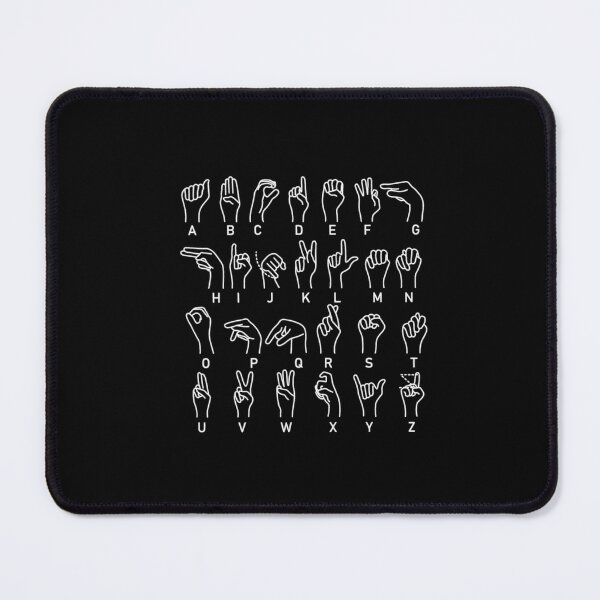 Item preview, ASL Sign Language Alphabet Hand Chart designed and sold by roartusa.
