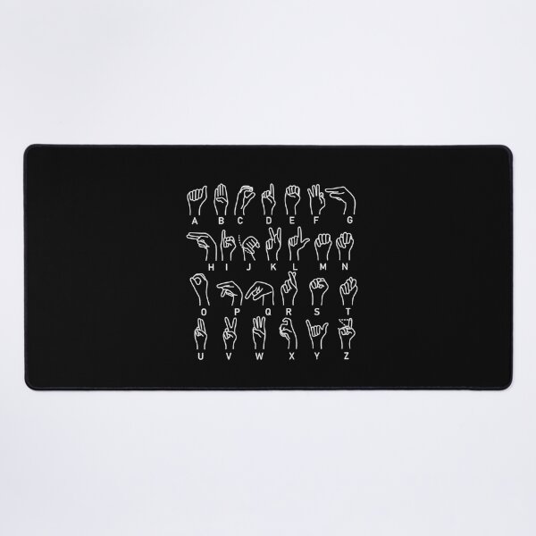 Item preview, ASL Sign Language Alphabet Hand Chart designed and sold by roartusa.
