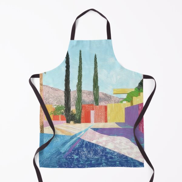 Item preview, David Hockney Inspired Colorful Pool Art designed and sold by CleoniqueH.