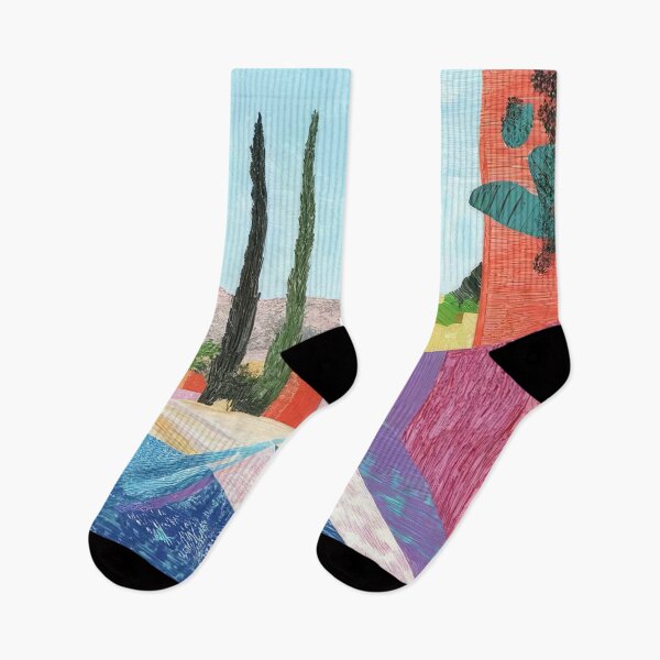 Item preview, David Hockney Inspired Colorful Pool Art designed and sold by CleoniqueH.