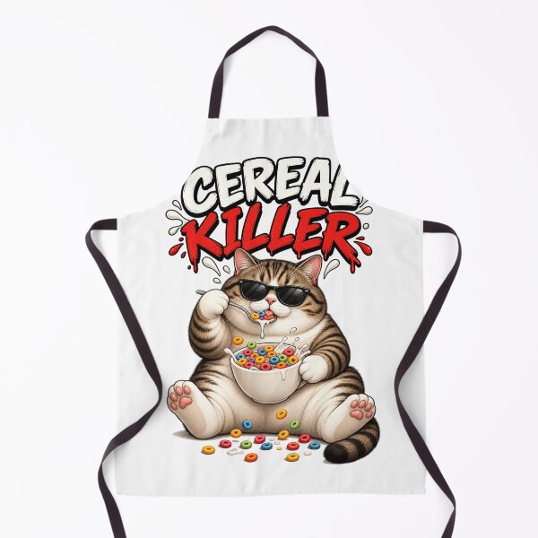 Item preview, Tabby Cat Cereal Killer Funny Breakfast Lover | Cute Cereal Cat Sunglasses designed and sold by Ghostlycats2026.