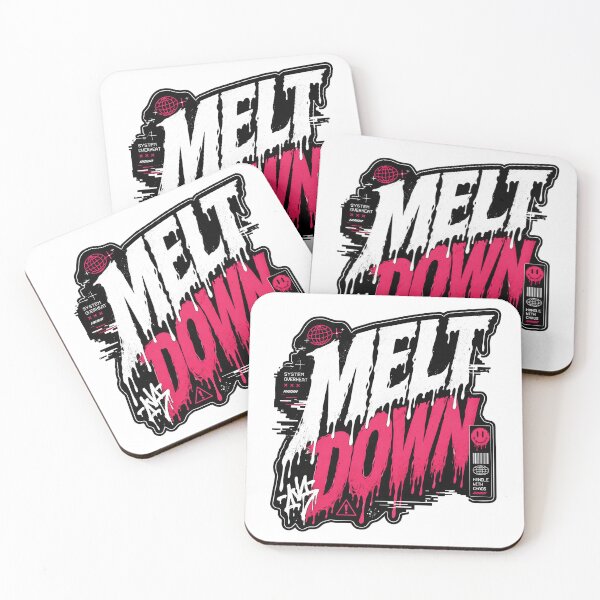 Item preview, Meltdown Cyberpunk Glitch Art - Futuristic Urban Tech Design designed and sold by OuSfian1.