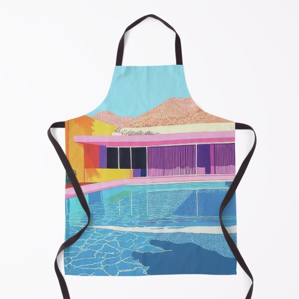 Item preview, David Hockney Inspired Colorful Pool Art designed and sold by CleoniqueH.