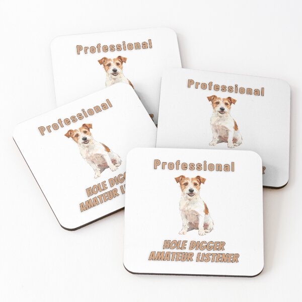 Item preview, Funny Jack Russell Digger Dog Watercolour Gift Tee designed and sold by NatureUnleashed.