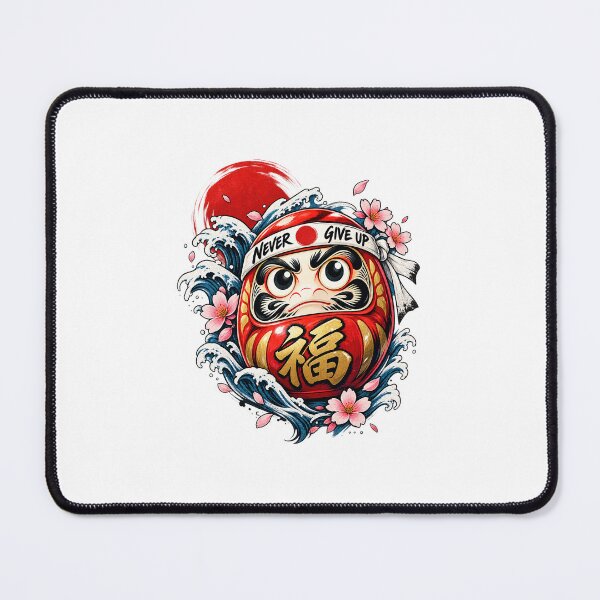 Item preview, Never Give Up Daruma Japanese Lucky Charm designed and sold by fuku-mono.