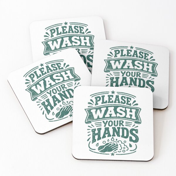 Item preview, Please Wash Your Hands Public Health Hygiene Reminder designed and sold by HumansStuck12.