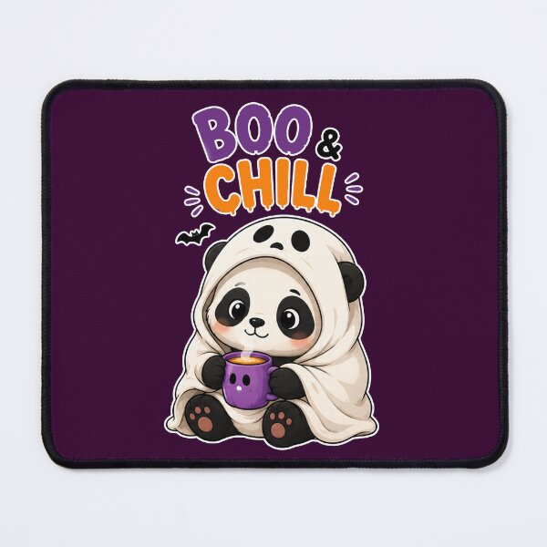 Item preview, Cute Ghost Panda Boo & Chill Halloween Cozy Design designed and sold by bkeer abobkr.