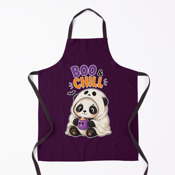 Item preview, Cute Ghost Panda Boo & Chill Halloween Cozy Design designed and sold by bkeer abobkr.