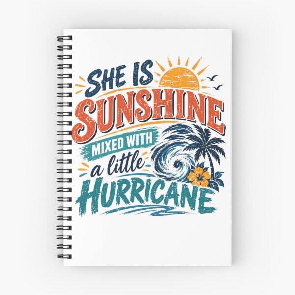 Item preview, She Is Sunshine Mixed With A Little Hurricane Strong Woman Summer Vacation Quote designed and sold by HumansStuck12.