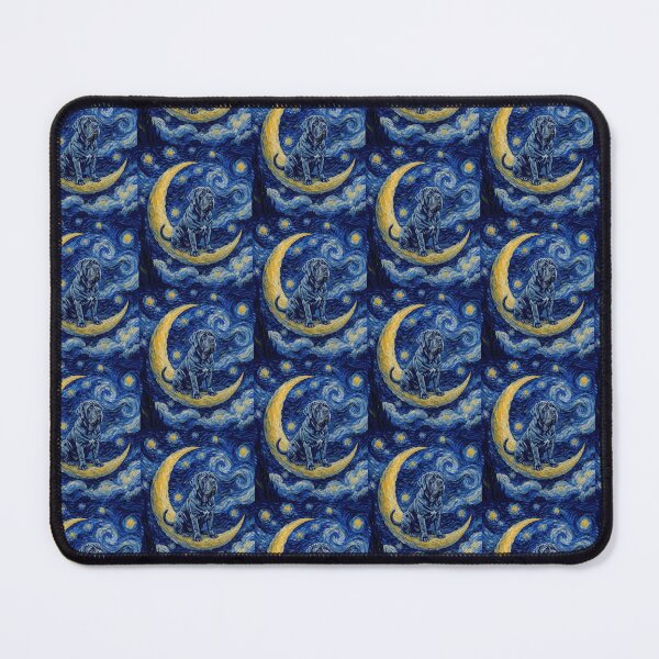 Item preview, Funny Neapolitan Mastiff Starry Night Painting Cute Moon Stars Mom Dad Kids designed and sold by FurryHavenPH.