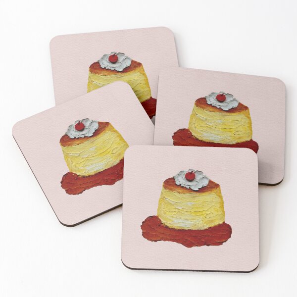 Item preview, Hand Painted Soft Oil Pastel - Caramel Pudding (Flan) designed and sold by Lee Yeng.