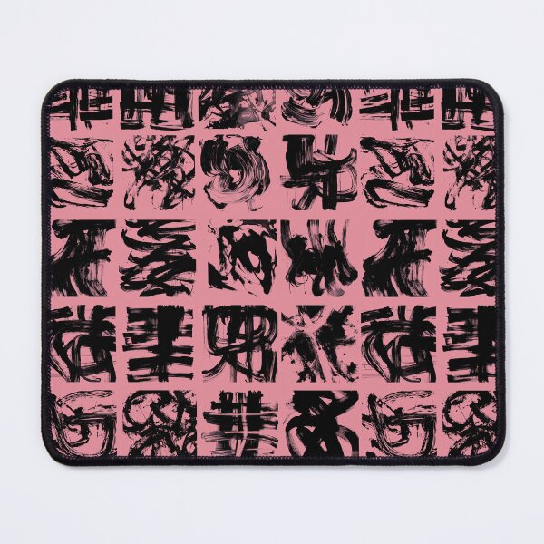 Item preview, Kinetic Ink Dusty Pink and Black designed and sold by Lidra Zehcnas.