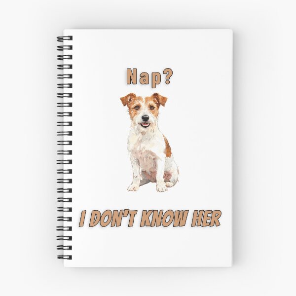 Item preview, Jack Russell Energetic Dog Funny Watercolour Sleep Tee designed and sold by NatureUnleashed.