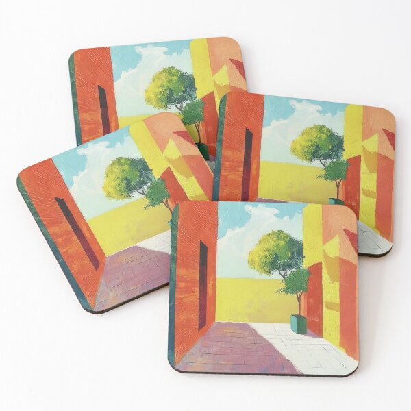 Item preview, David Hockney Inspired Colorful Pool Art designed and sold by CleoniqueH.