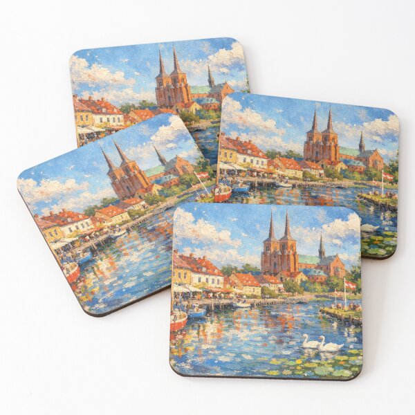 Item preview, A painting of Roskilde, Denmark – A Beautiful place in Europe. designed and sold by GalleryKauffeld.
