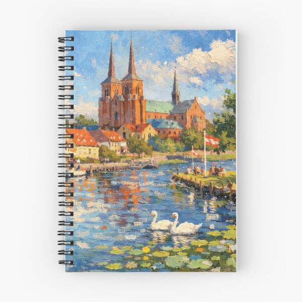 Item preview, A painting of Roskilde, Denmark – A Beautiful place in Europe. designed and sold by GalleryKauffeld.
