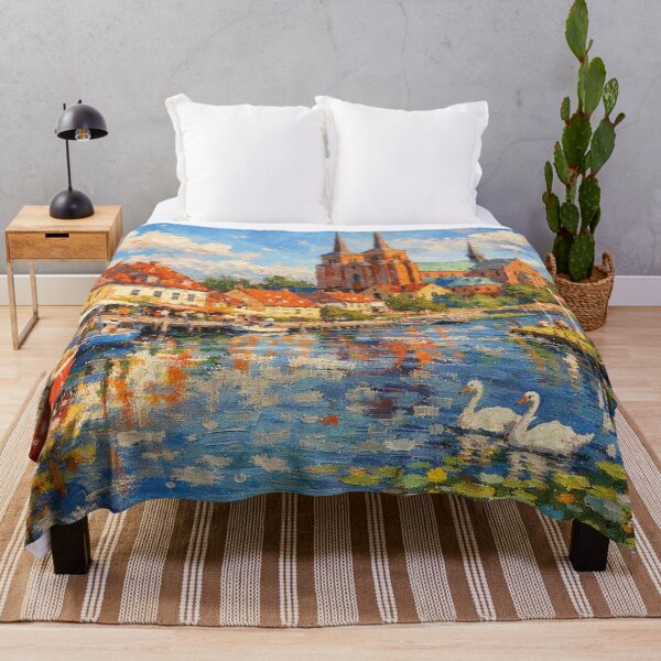 Item preview, A painting of Roskilde, Denmark – A Beautiful place in Europe. designed and sold by GalleryKauffeld.