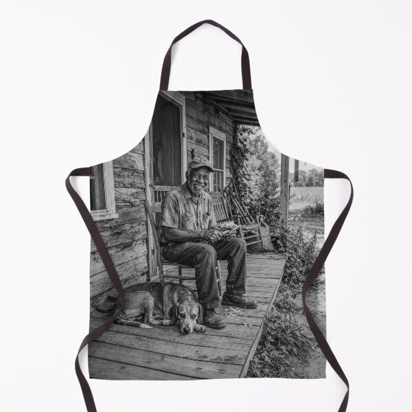 Item preview, Senior Black Man Portrait Black And White designed and sold by Home Decor Art.